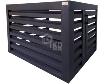 Osłona klimatyzatora – pompy ciepła 90x50x70 cm antracyt – drzwiczki TKD442