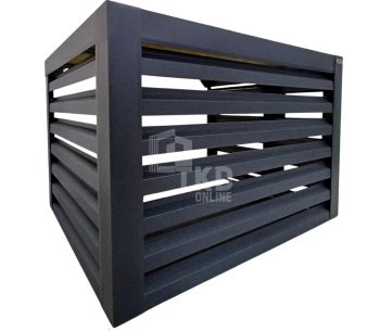 Osłona klimatyzatora – pompy ciepła 110x60x80cm cm antracyt TKD447